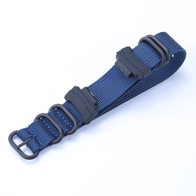 MCXGL Heavy duty nylon watch strap + Adapter 16mm Replacement for GShock Dw5600 GW6900 GA110 GA120 GA100 mens watch band - Image 2